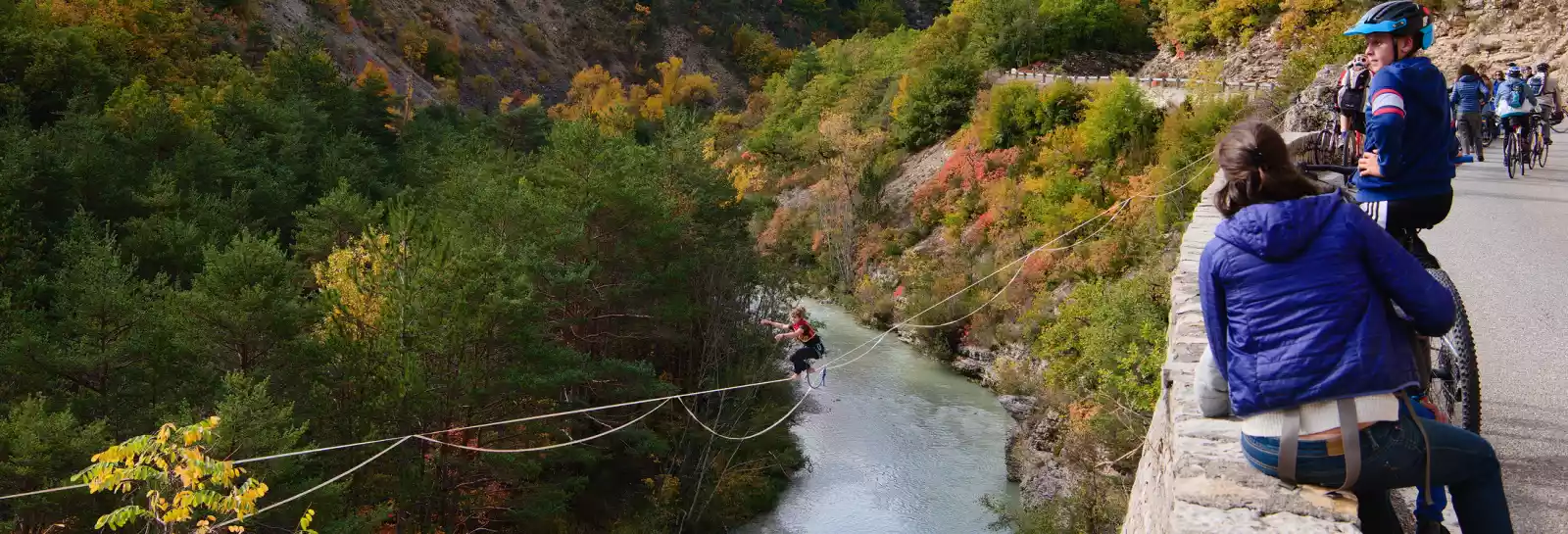 High-line au dessus de la Méouge