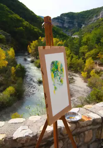 Dessin des gorges (Xavier Laroche)